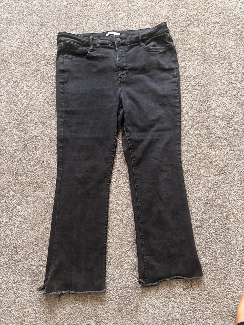 Nine West Charcoal Black Bootcut Jeans